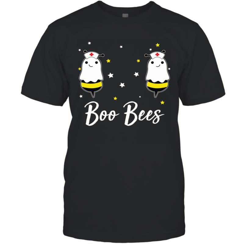 Boo Bees Nurse Lady Funny Halloween Costume Shirt T-Shirt