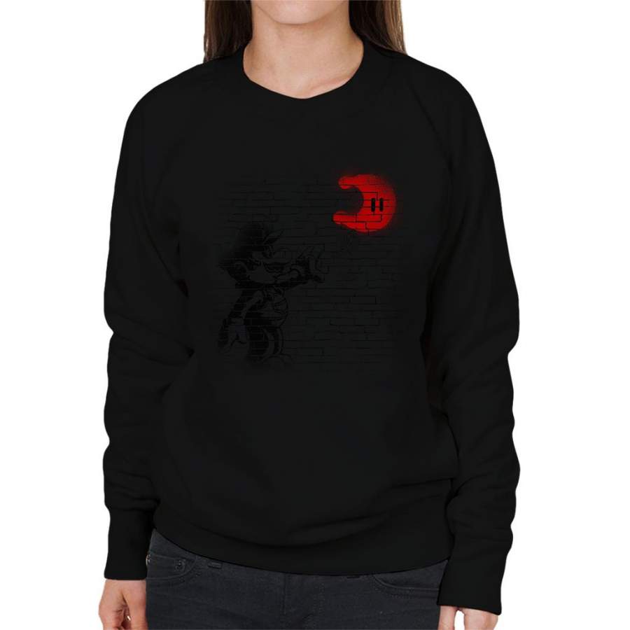 Super Mario Moon Plumber Women’s Sweatshirt