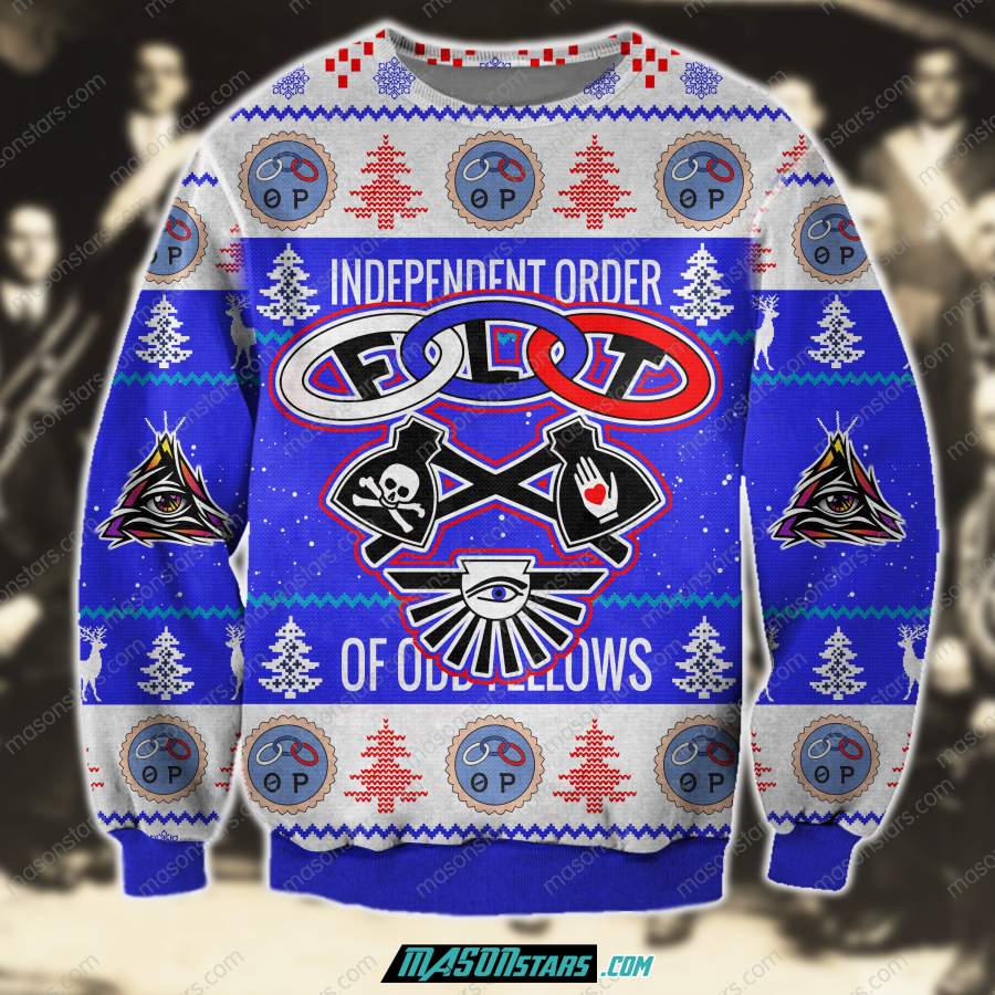 3D ALL OVER PRINT IOOF UGLY SWEATER