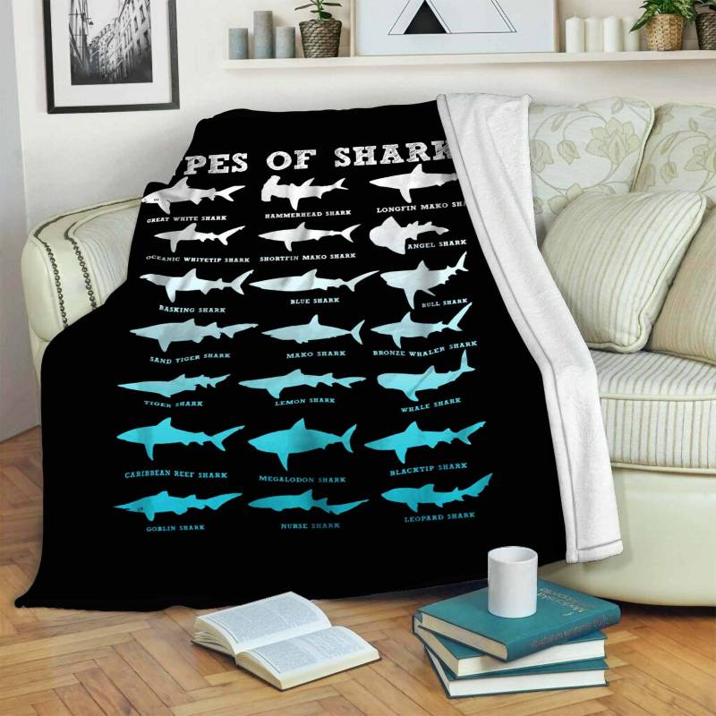 Sharks JQQ3311 Fleece Blanket