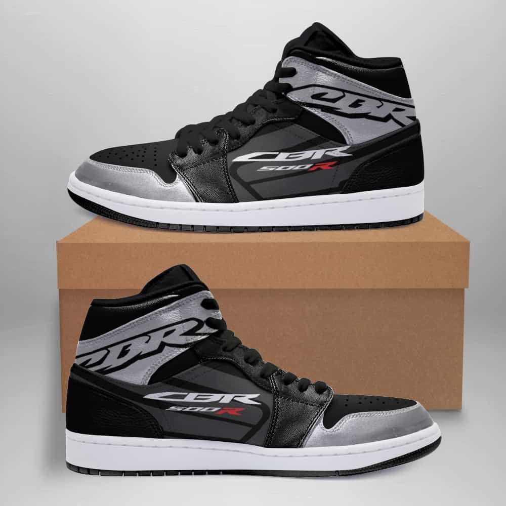 Honda Cb500F Air Jordan 1 Mid Printing Shoes Sneaker