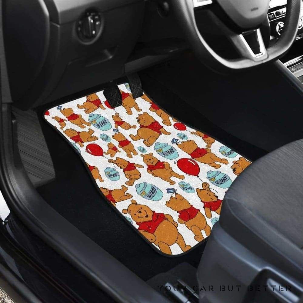 Winnie The Pooh Car Floor Mats 7 110619 Personalized Car Seat Floor Mat Custom Print