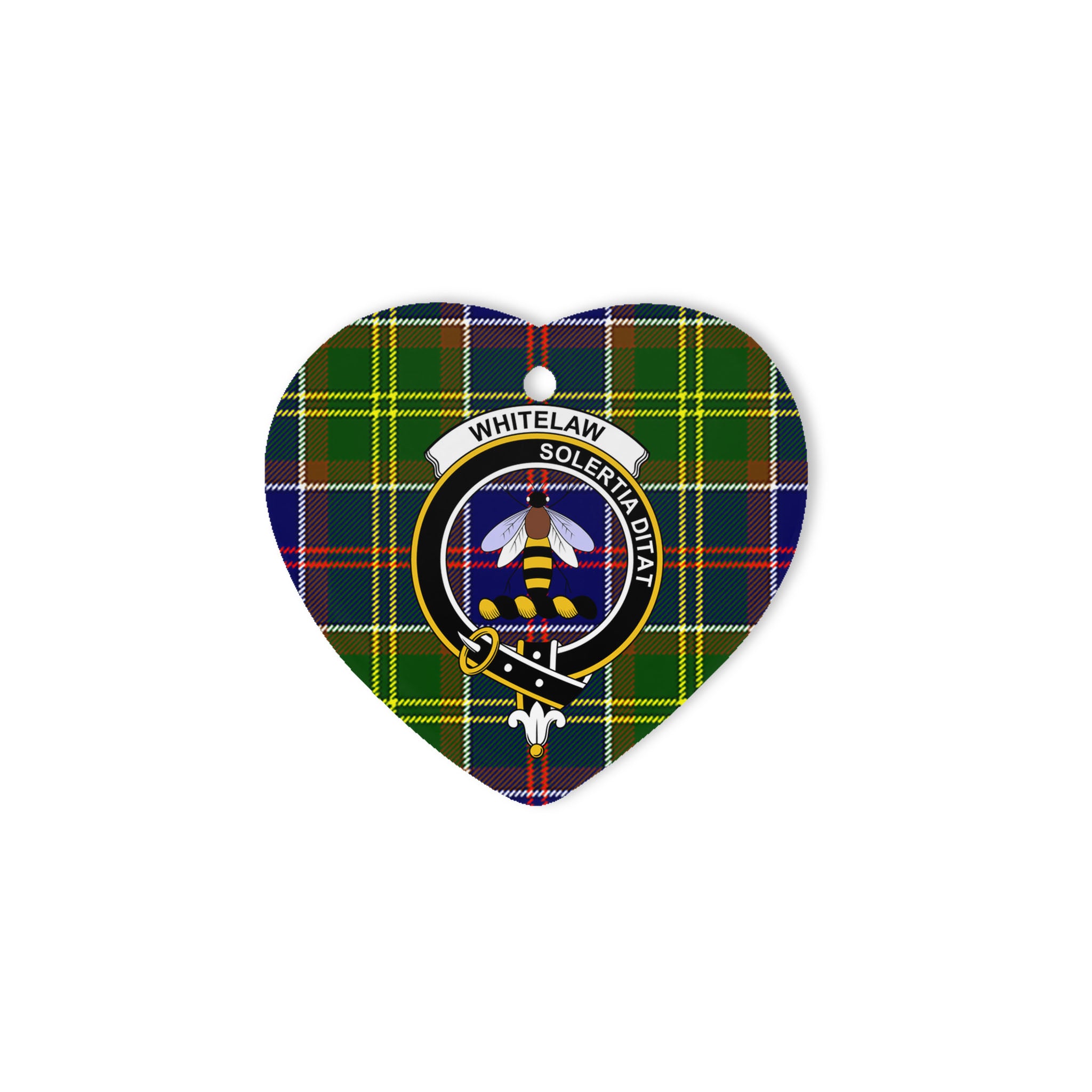 Whitelaw Scottish Clan Plaid Ornament Gift. Christmas Tree Ornament Whitelaw Clan Tartan Ornament Great Christmas Ornaments Gift Heart Ornament