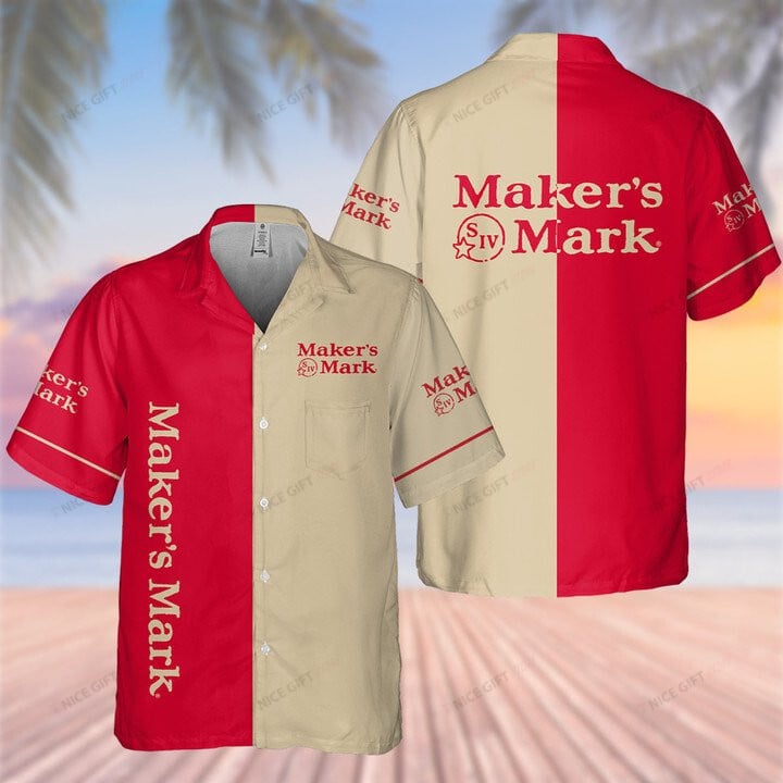 Maker’S Mark Hawaiian Shirt 3Hs-W3G4
