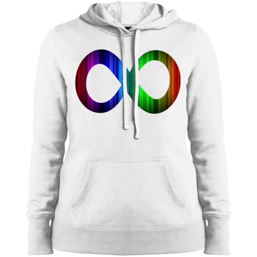 AGR infinity logo rainbow Ladies’ Pullover Hooded Sweatshirt