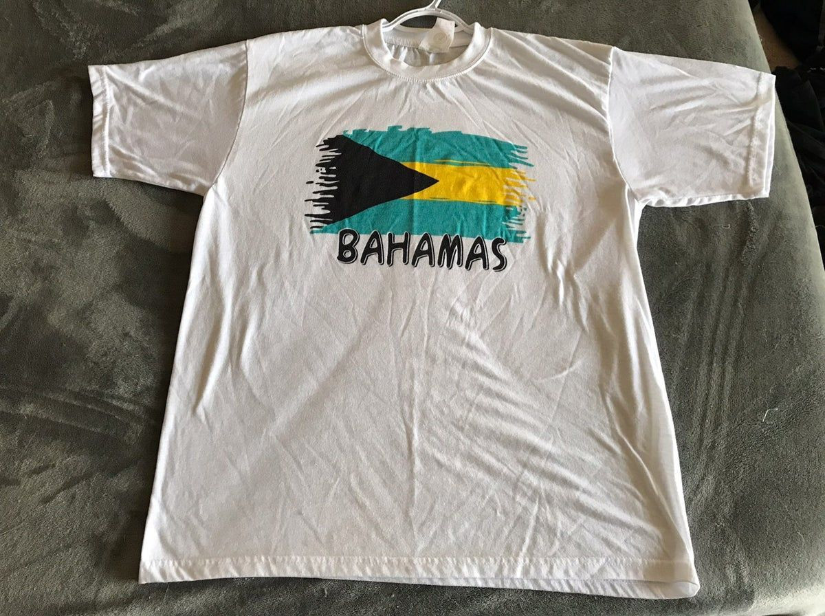 Vintage Bahamas Flag S Crew Neck Shirt