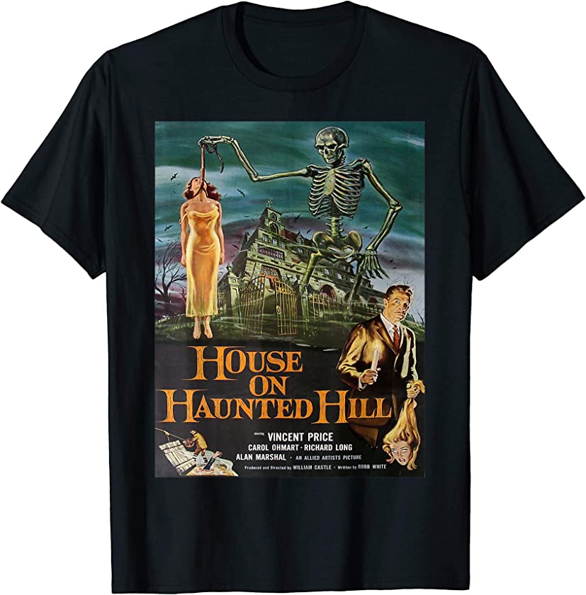 Vintage poster – House on Haunted Hill Retro T-Shirt