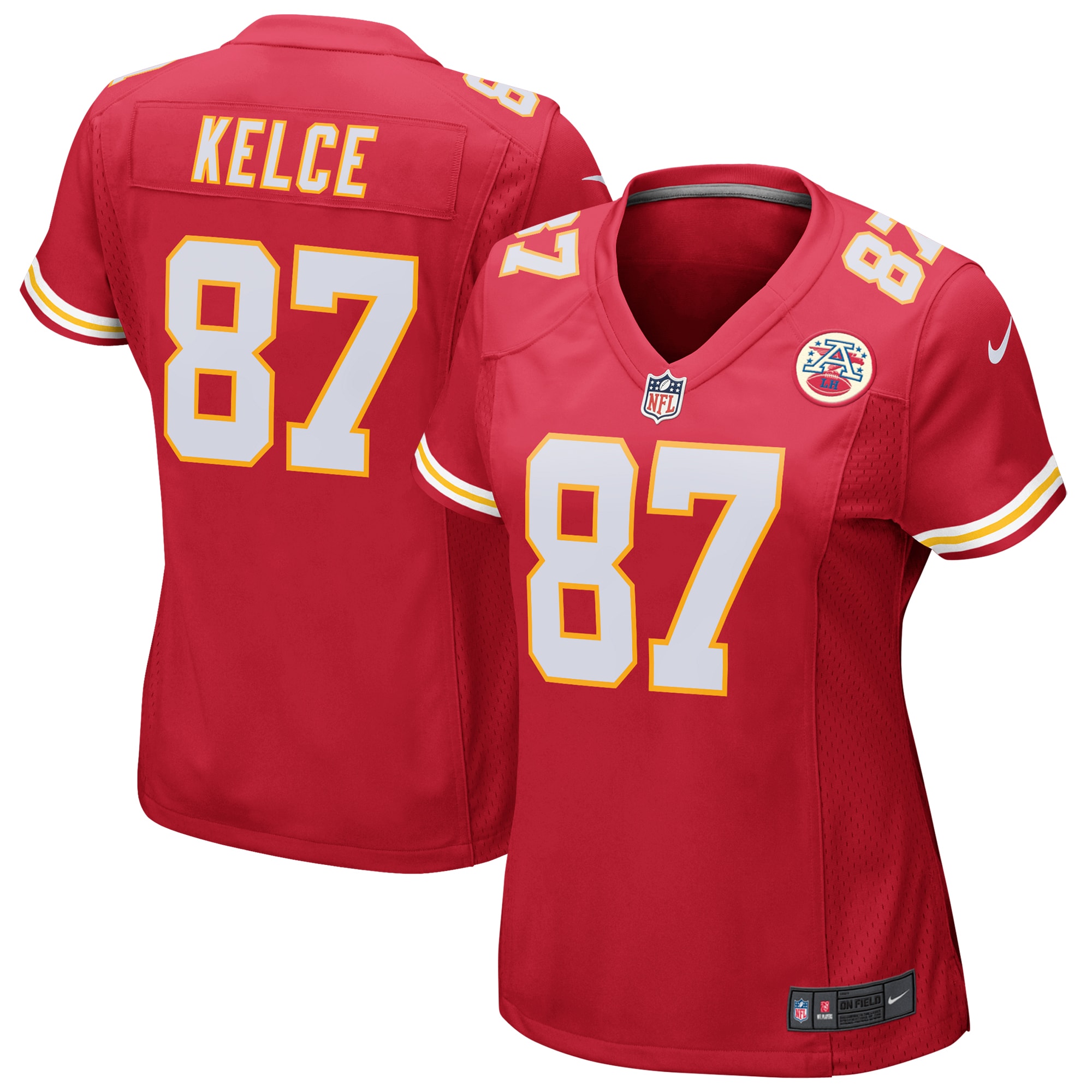 Travis Kelce Kansas City Chiefs Women's Game Jersey – Red