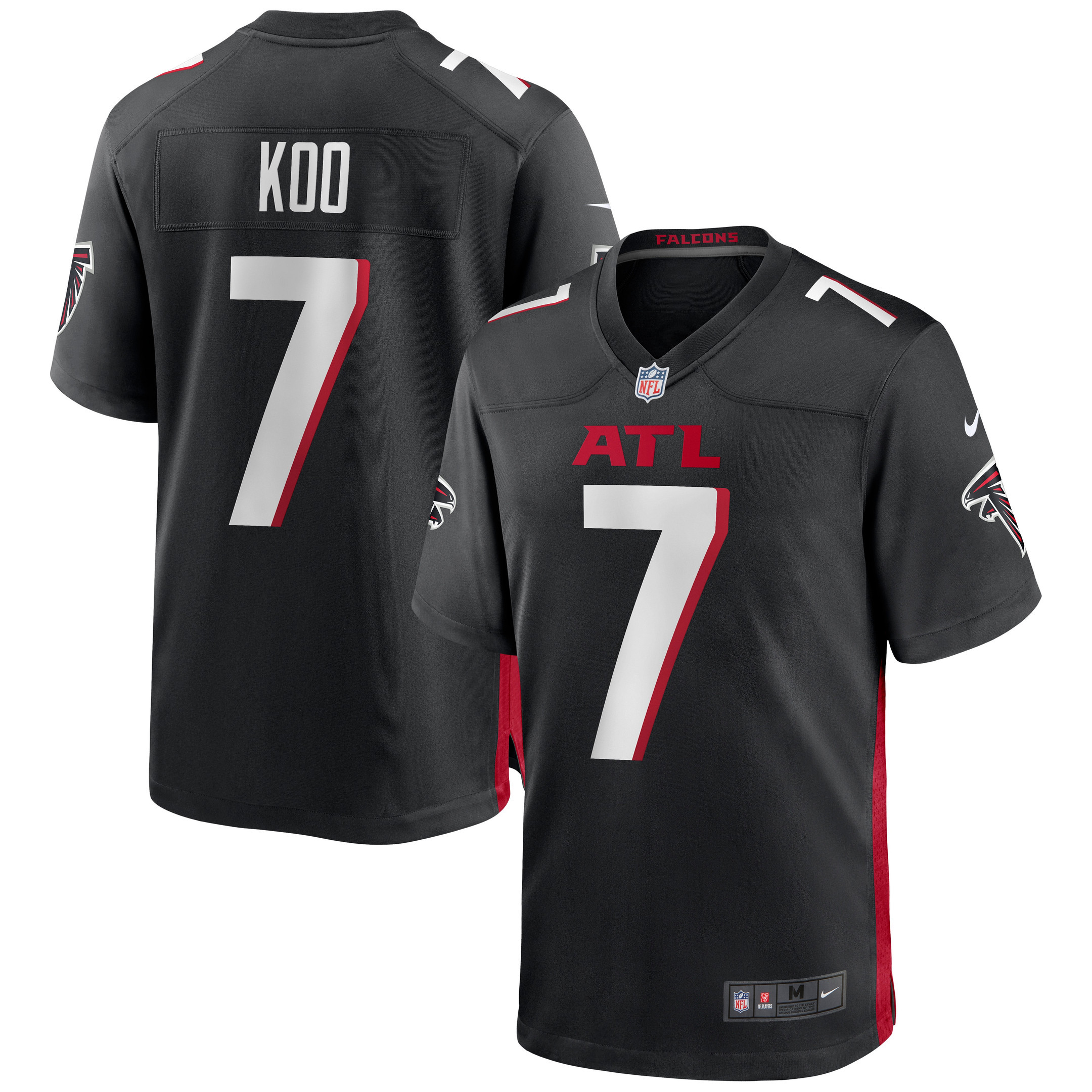 Younghoe Koo Atlanta Falcons Game Jersey – Black NFL