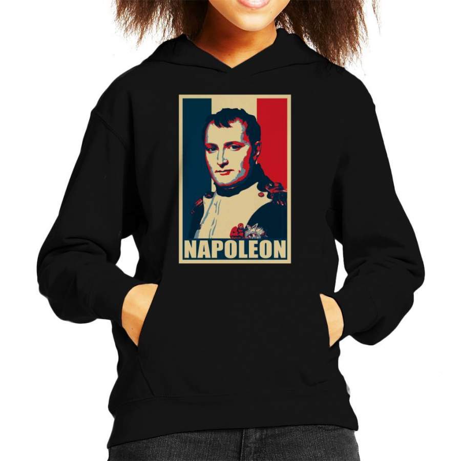 Napoleon Propaganda Poster Pop Art Kid’s Hooded Sweatshirt