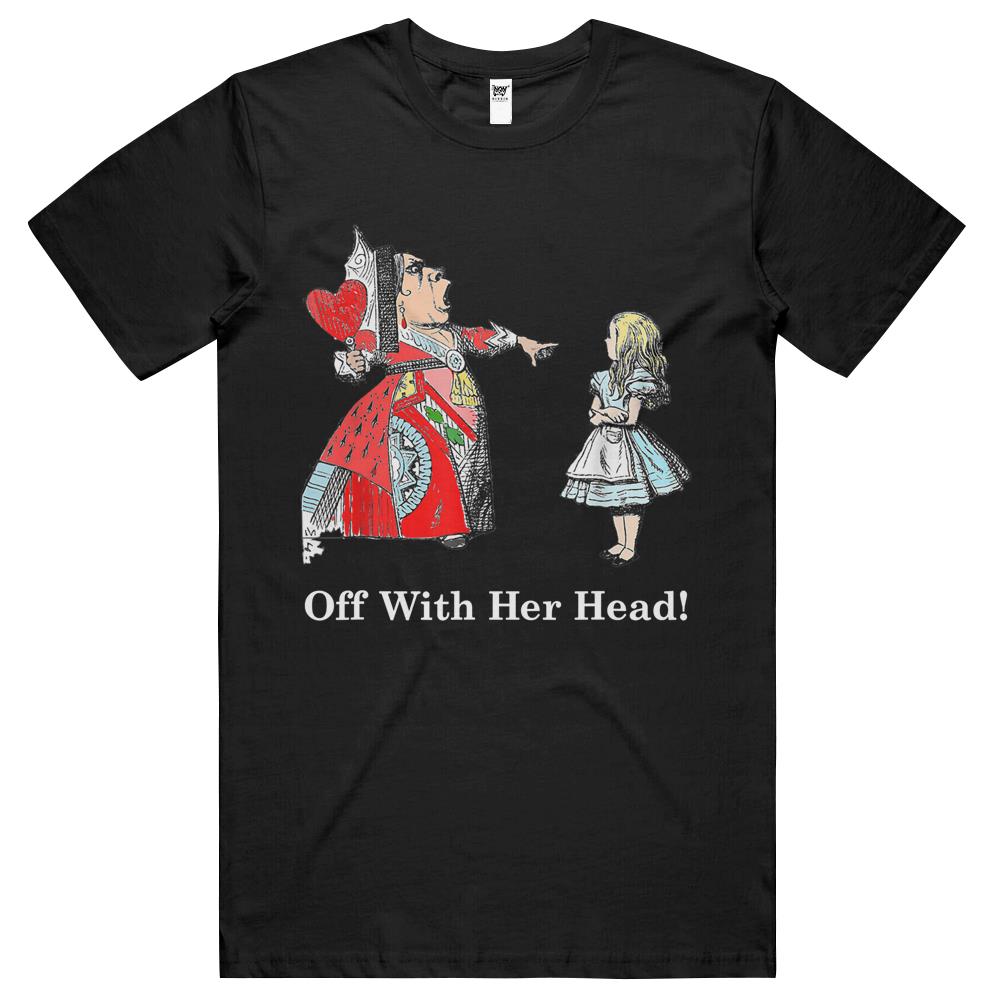 Alice And The Queen Of Hearts Off With Her Head T Shirts