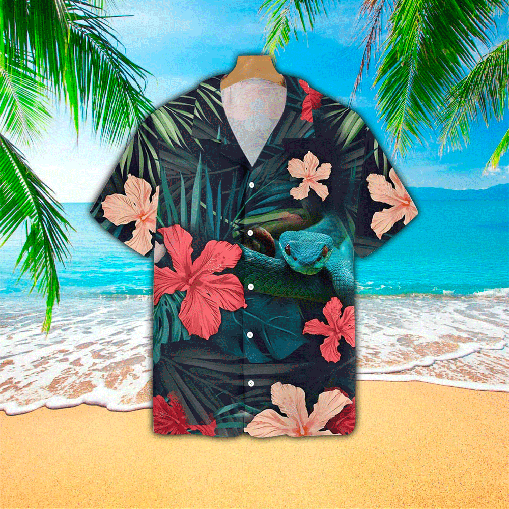 Tropical Snake Hawaii Shirt Aloha Ha87164