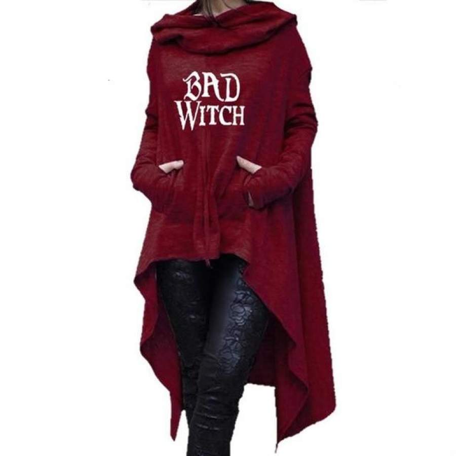 BAD WITCH Hoodie – long back