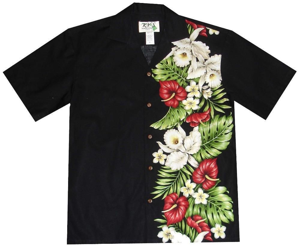 Anthurium And Orchid Hawaiian Shirt