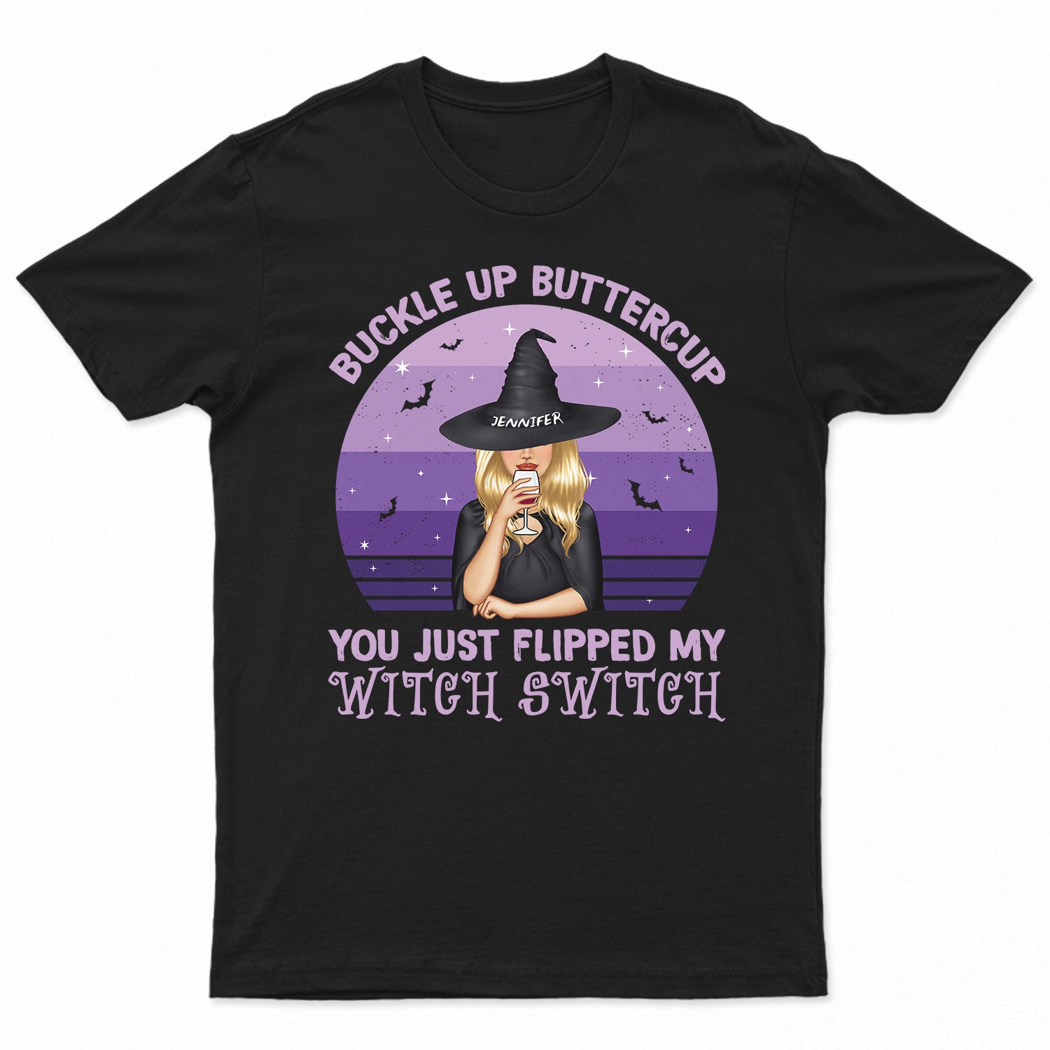 Just Flipped My Witch Switch – Gift For Yourself, Gift For Women – Personalized T Shirt