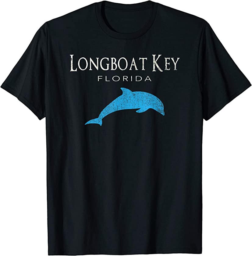 Vintage Longboat Key FL Dolphin T Shirt