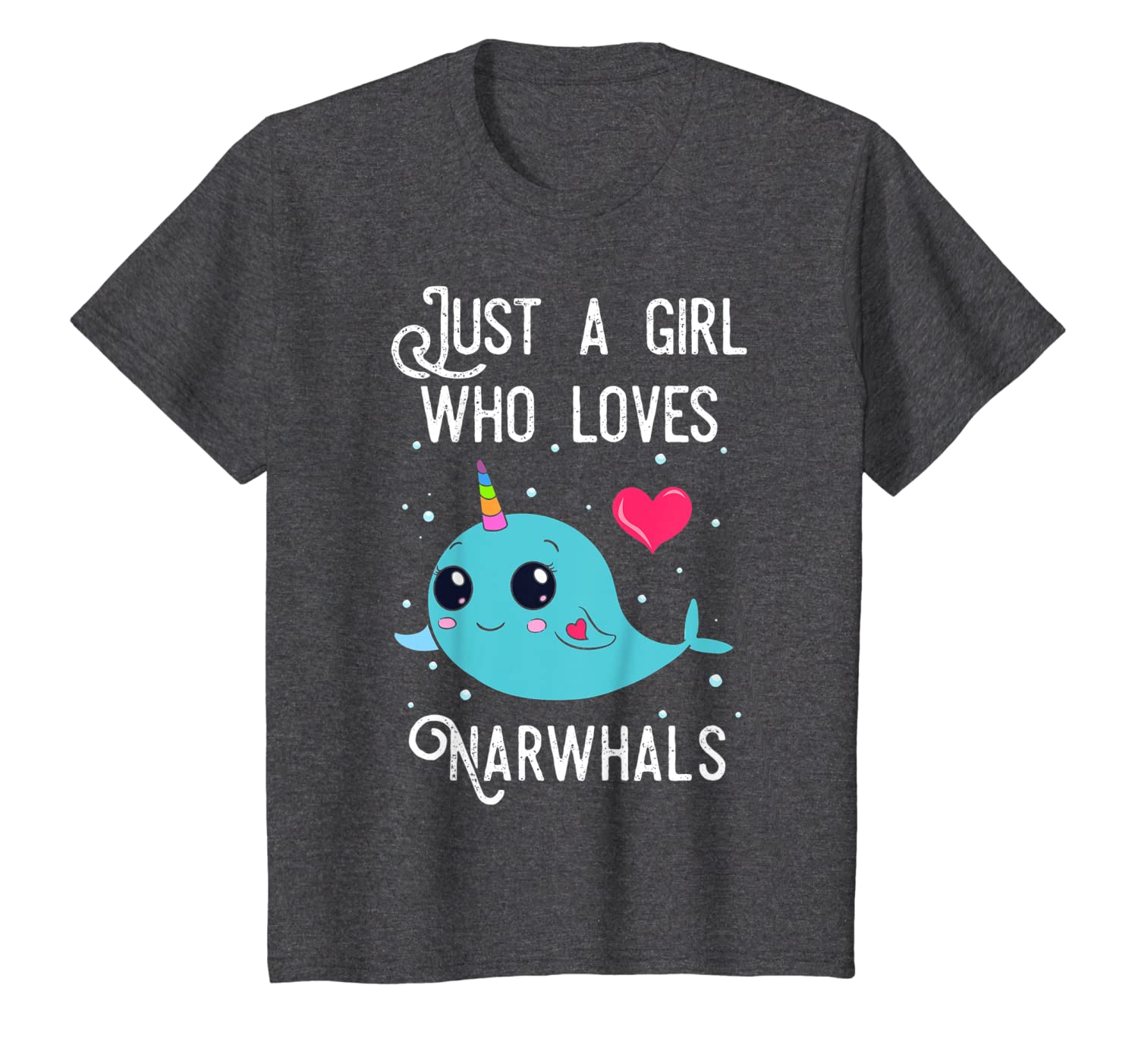 Just A Girl Who Loves Narwhals Tshirt Narwhal Lover Gifts T Shirt