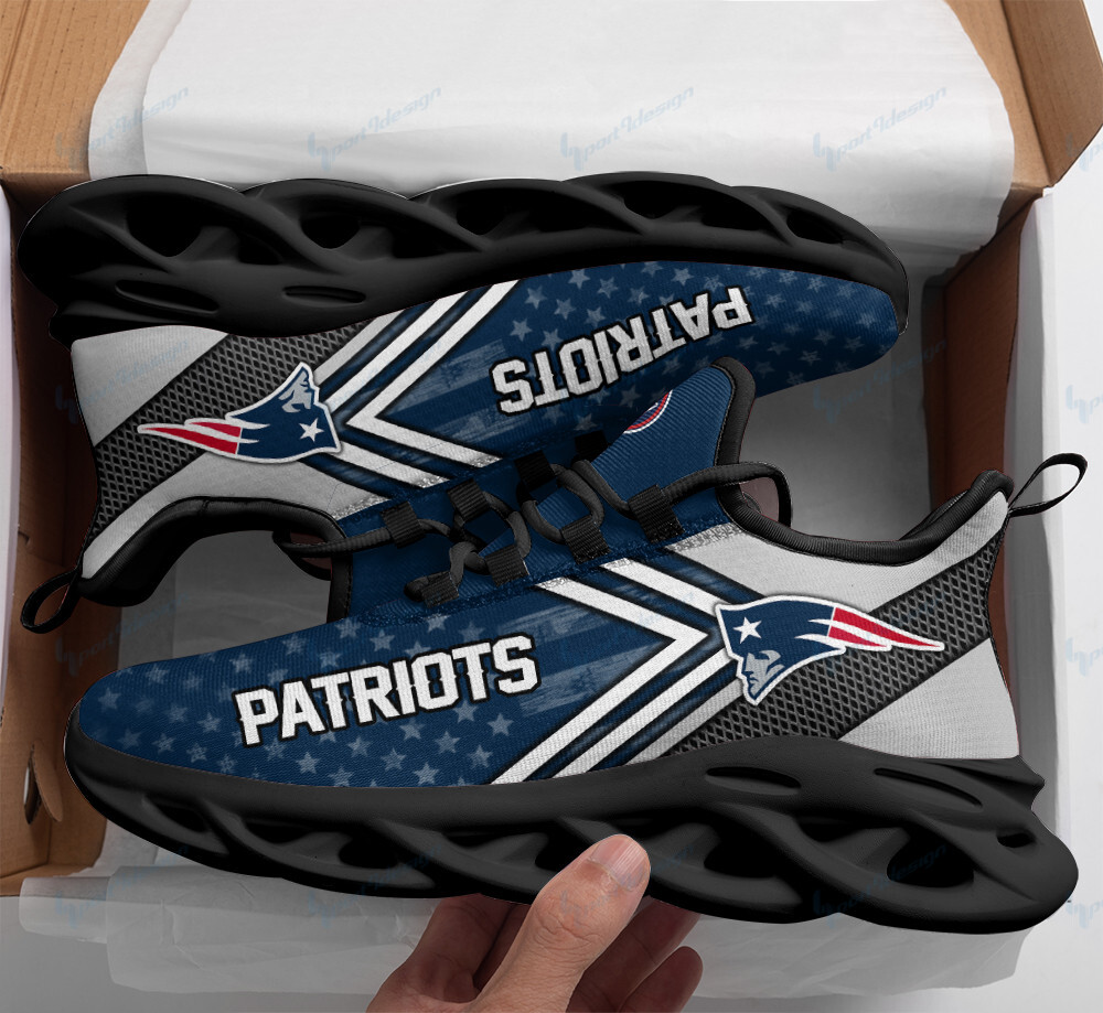 New England Patriots Yezy Running Sneakers Bb284