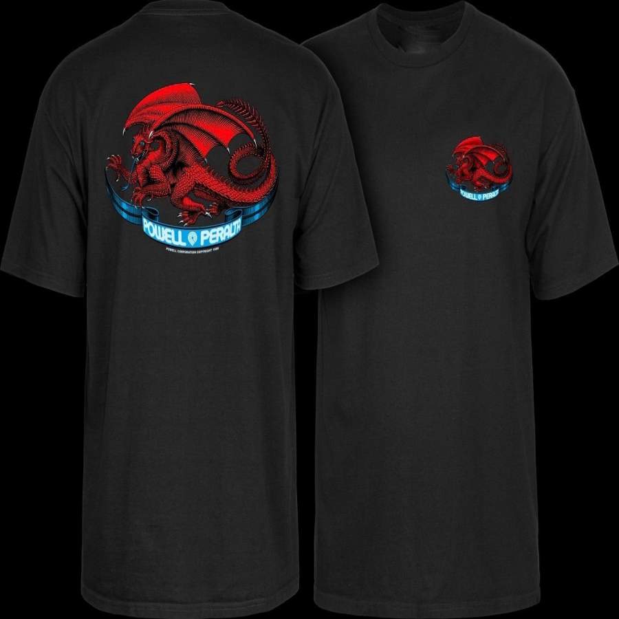 Powell Peralta Croacing Dragon Animal Chin 30th Anniversary Men’s T-Shirt