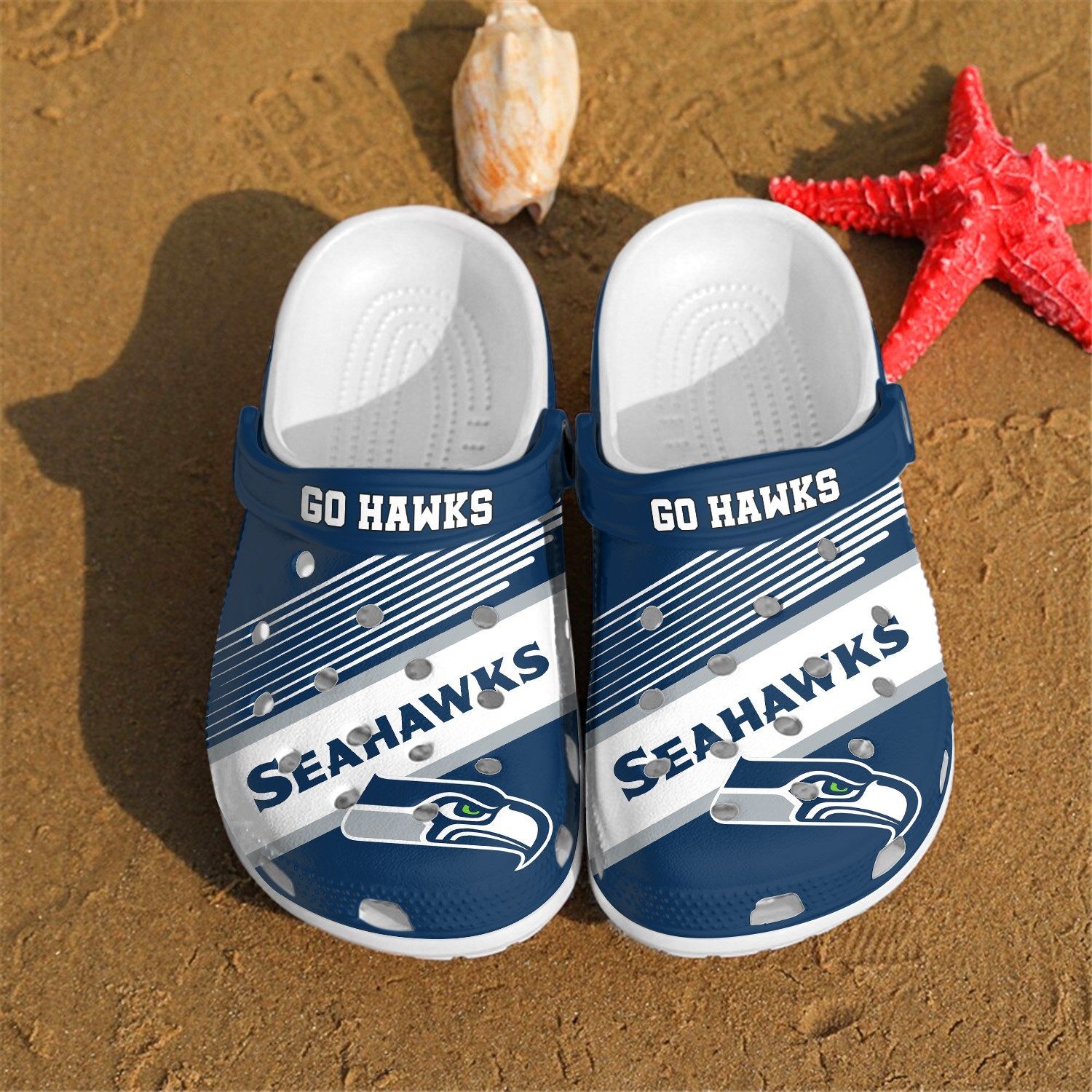 Seattle Seahawks Crocss Crocband Clog – Fashion Store