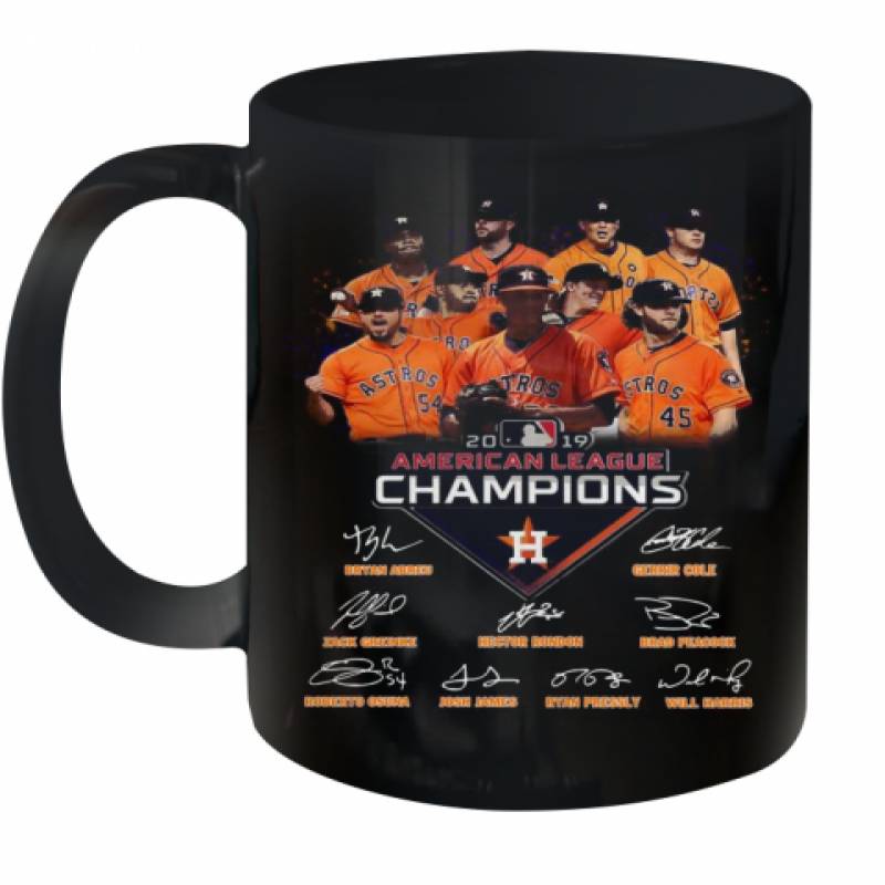 Houston Astros 2019 American League Champions Signature Ceramic Mug 11oz