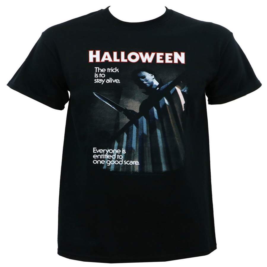 Authentic HALLOWEEN Movie One Good Scare Michael Myers Men’s T-Shirt