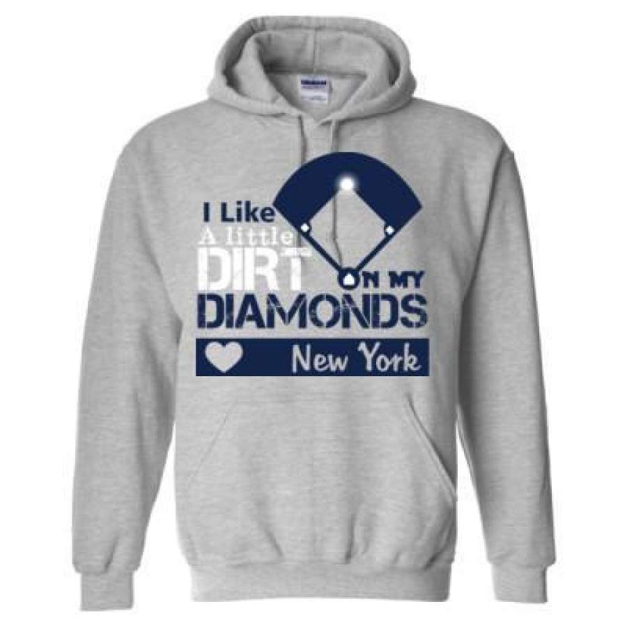 AGR New York Yankees I Like A Little Dirt On My Diamonds – Heavy Blend™ Hooded Sweatshirt