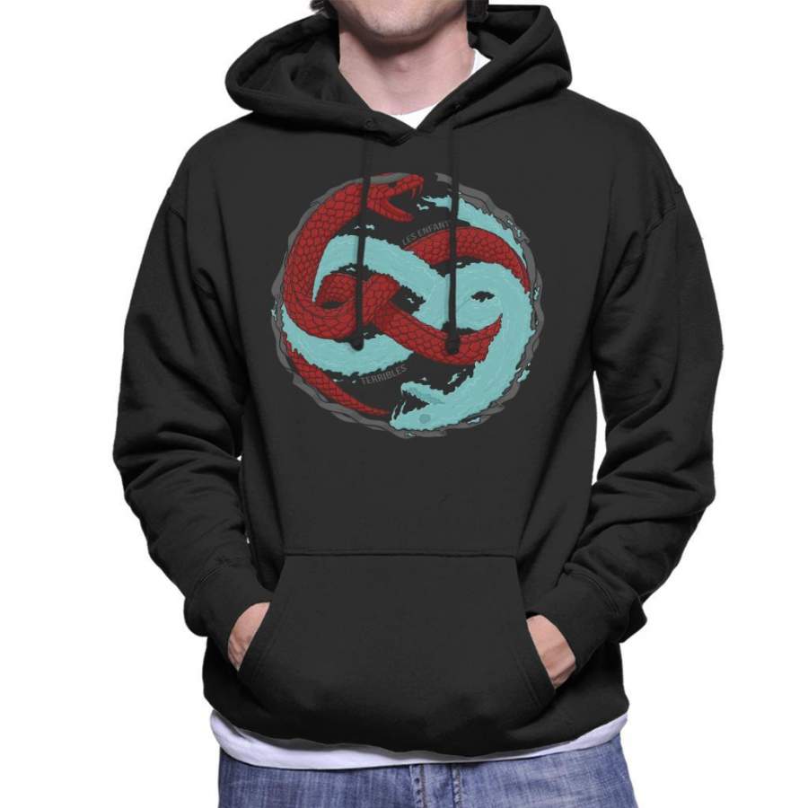 Twin Snakes Metal Gear Solid Men’s Hooded Sweatshirt