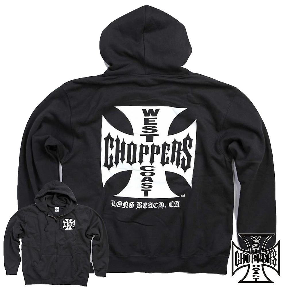 West Coast Choppers Zip Hoodie Iron Cross