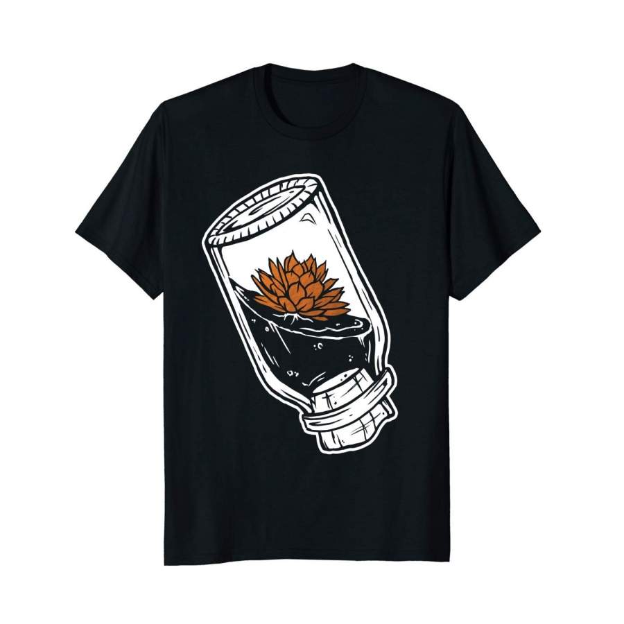 Succulent In A Bottle T-Shirt Men’S Short Sleeve T-Shirt