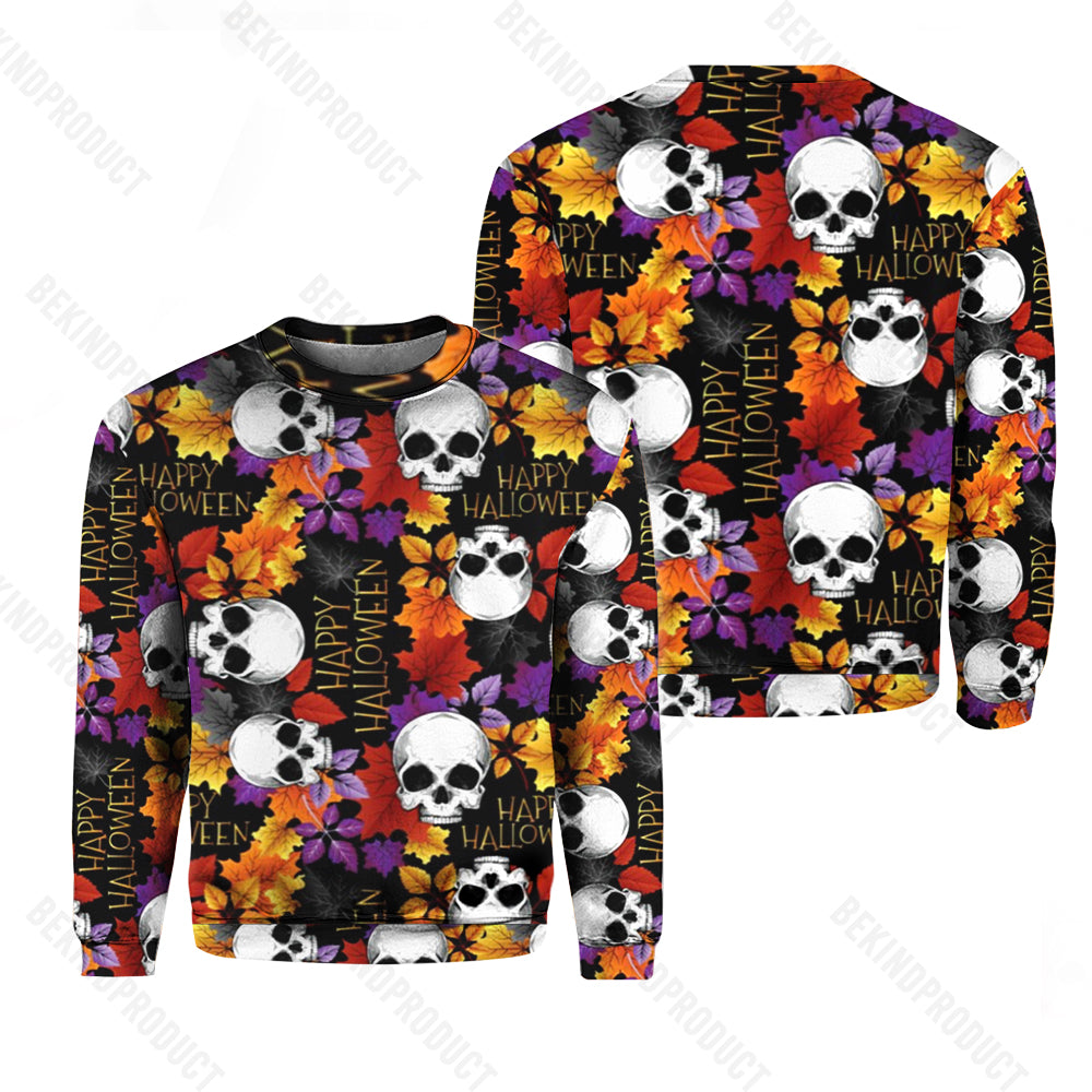 Everyday Is Halloween Flowers Crewneck Sweatshirt All Over Print Sweatshirt For Women Sweatshirt For Men Swn1060