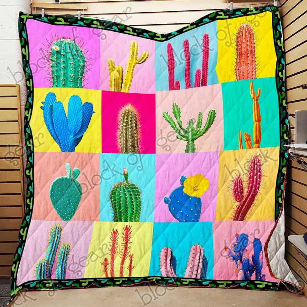 Be A Cactus In A World Of Delicate Flowers Quilt NH136