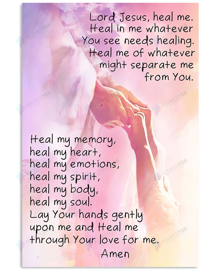 Lord Jesus Heal Me Poster – Dago180515Cl