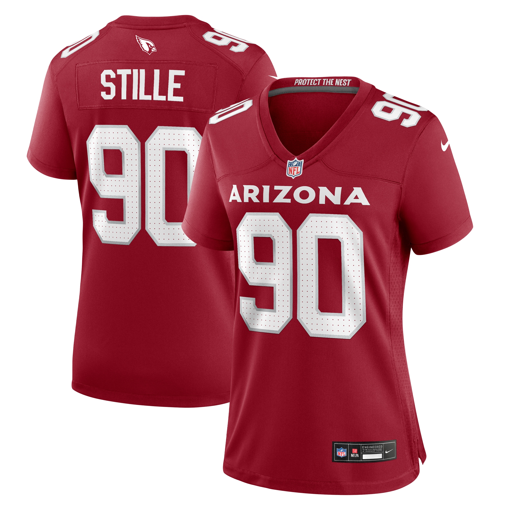 Women’s Arizona Cardinals Ben Stille  Cardinal Team Game Jersey