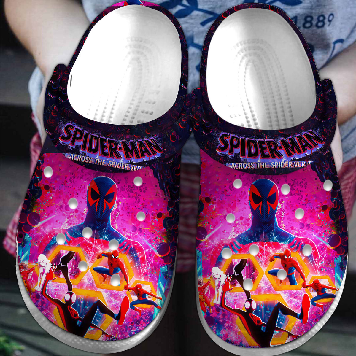 Premium Spider-Man Movie Crocs Crocband Clogs Shoes Comfortable For Men Women and Kids 2