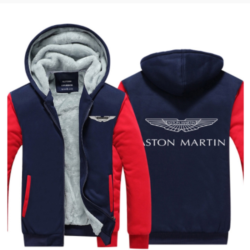 2022 Aston marti winter sweatshirt male hooded jacket colorful thickening jacket male winter coat alx