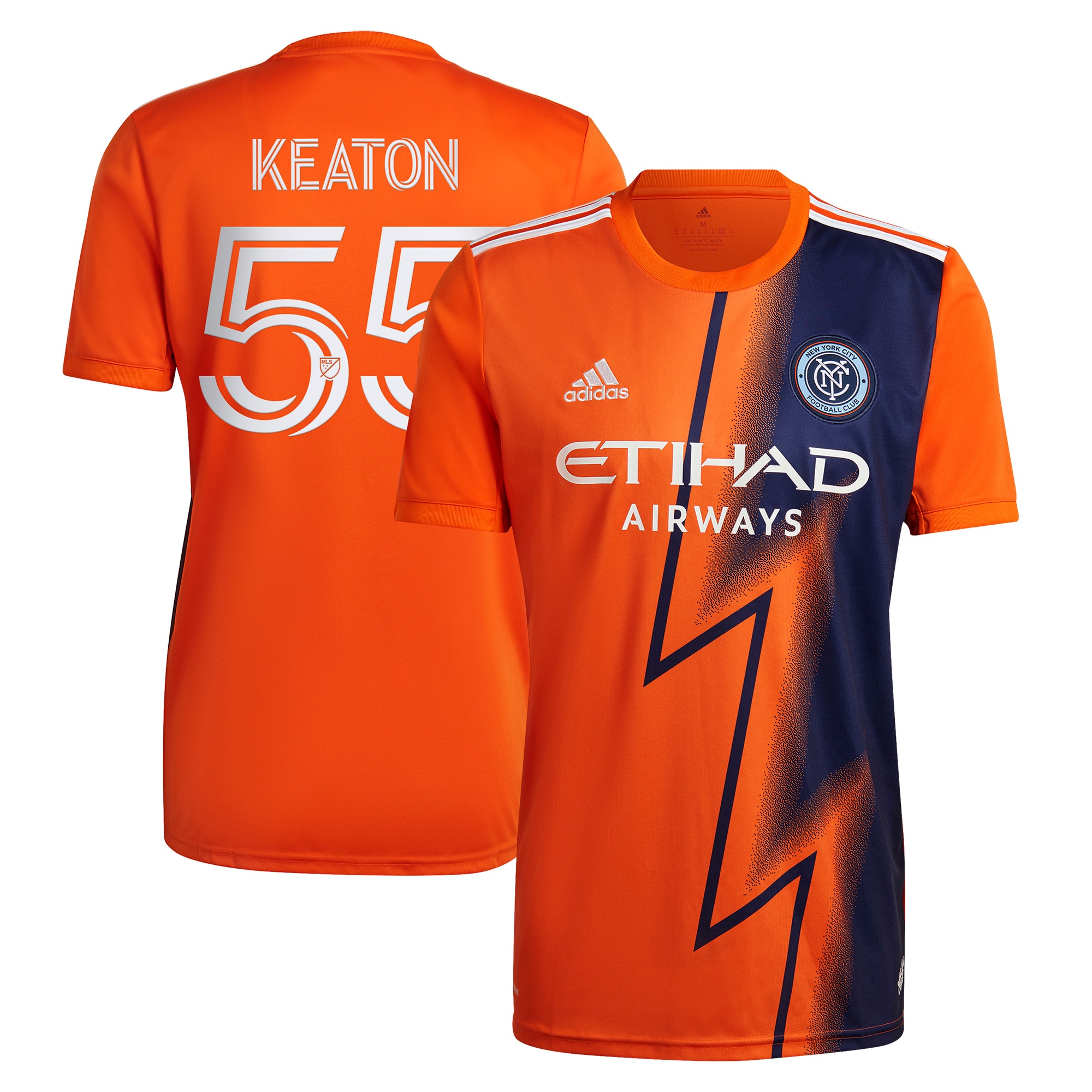 Keaton Parks New York City FC 2023 The Volt Kit Replica Player Jersey – Orange