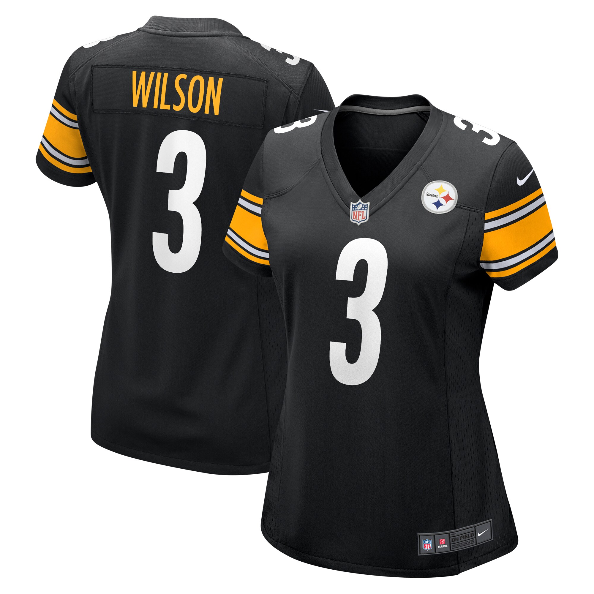 Russell Wilson Pittsburgh Steelers Women's Game Jersey  Black