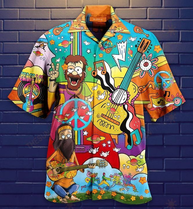 Hippie Music Hawaiian Shirt 002080 Ha78284