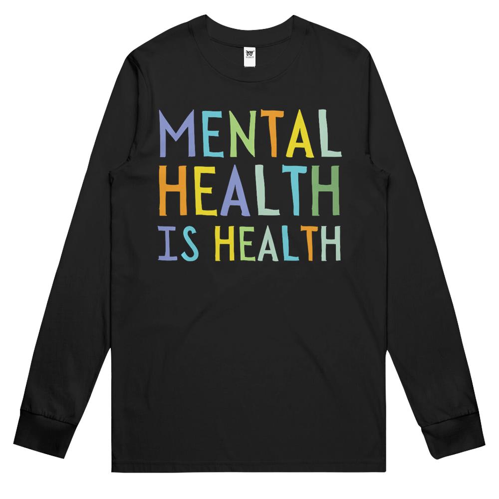 Cute Mental Health Is Health Mental Health Awareness Long Sleeve T Shirts