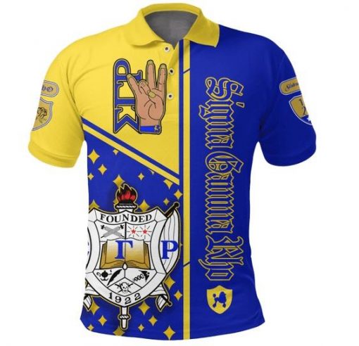 Sigma Gamma Rho 1922 Sorority Official Shield Hand Sign Polo Shirt