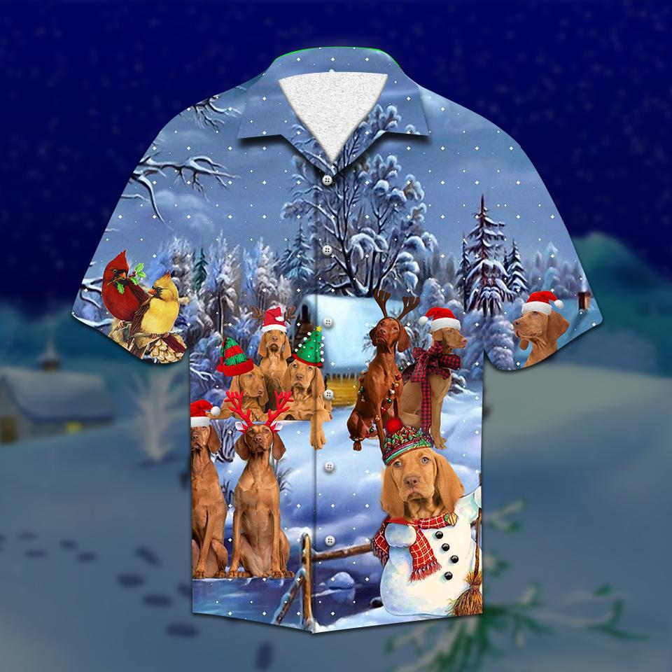 Vizsla Christmas Hawaii Shirt For Men And Women Ha67150