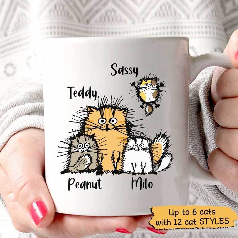 Funny Personalized Cat Coffee Mug