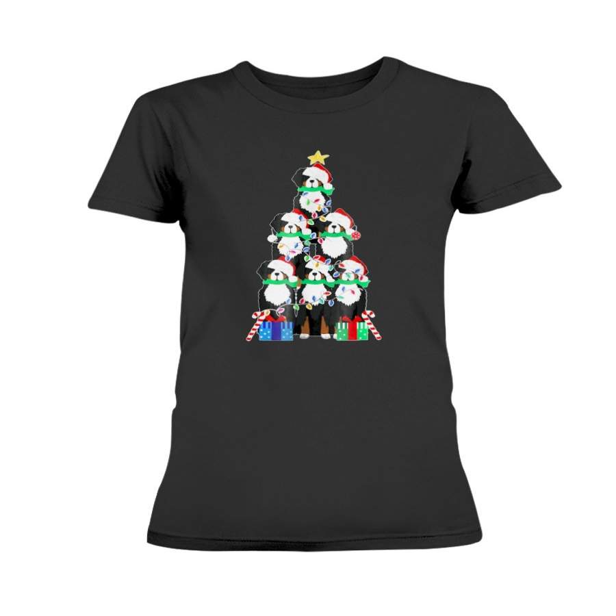 Bernese Mt Dog Puppy Christmas Tree T-Shirt