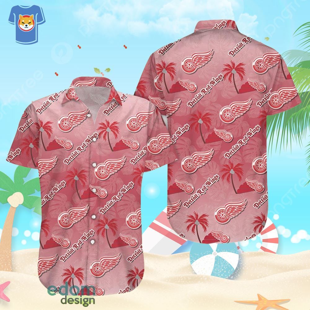 Aloha Detroit Red Wings Hawaiian Shirt For Fans