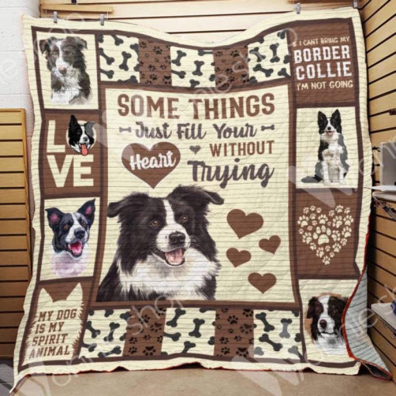 Border Collie Dog Blanket OCT1802 70O31