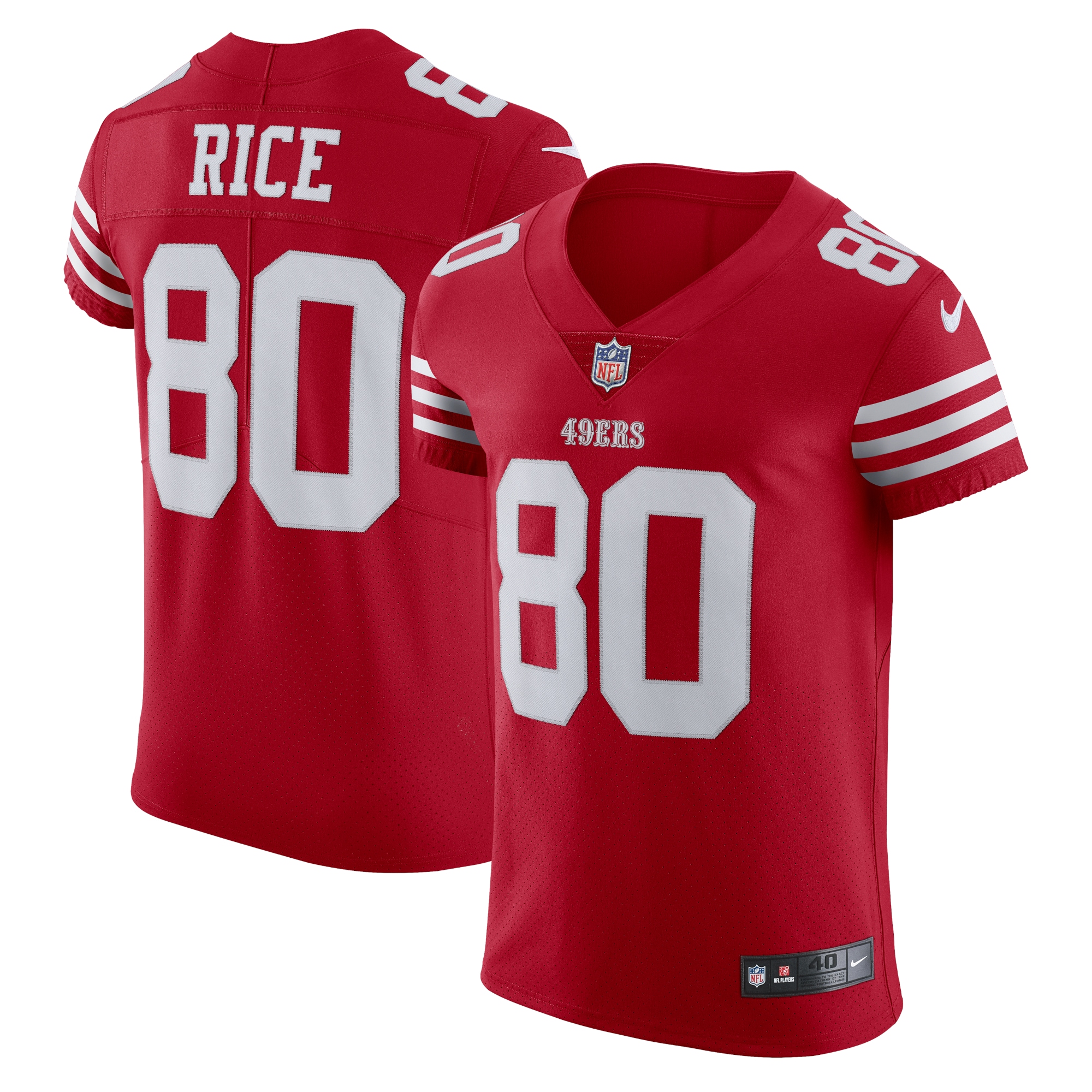 Jerry Rice San Francisco 49ers Vapor Elite Retired Player Jersey – Scarlet