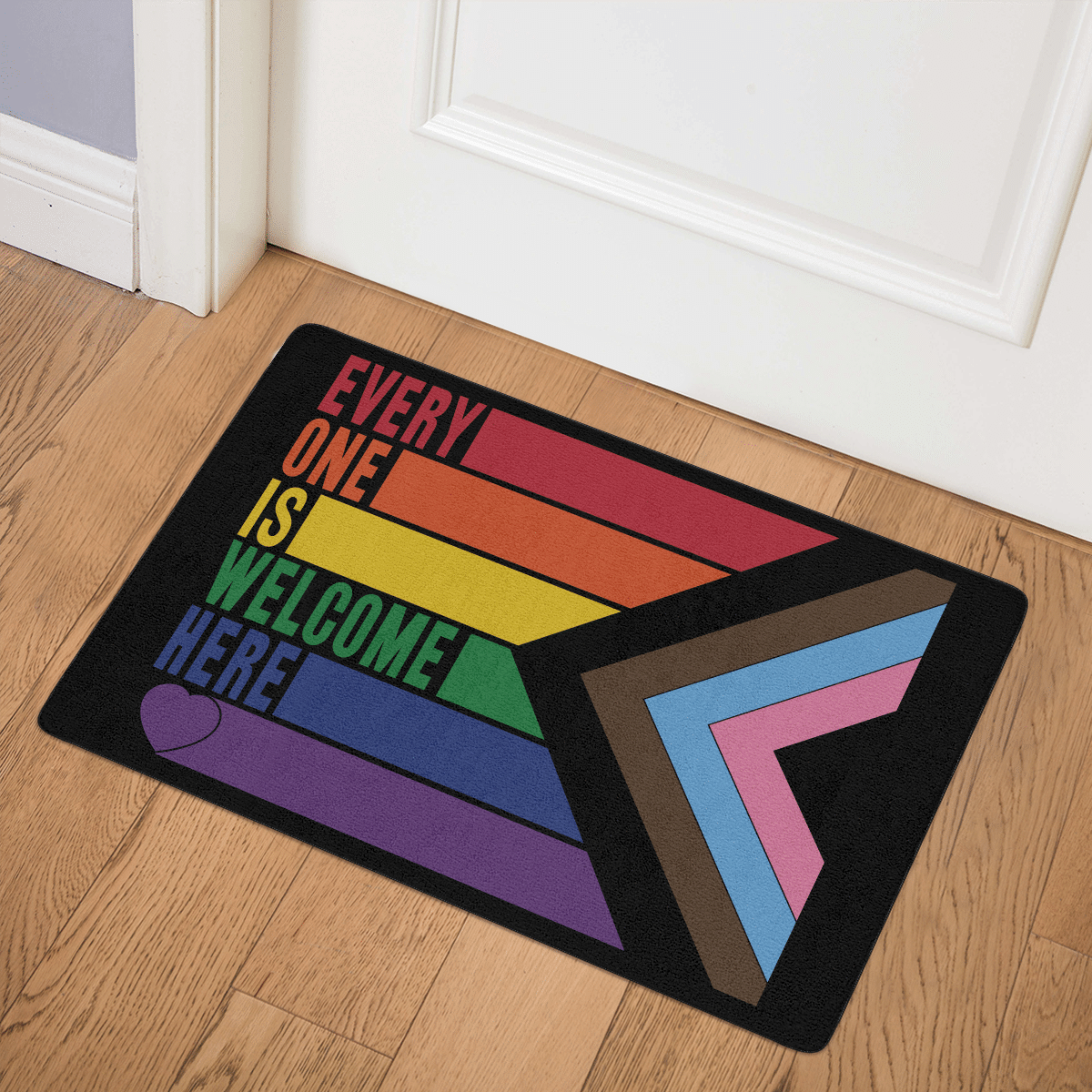 Everyone Is Welcome Here Doormats Canvas Posters Puzzles