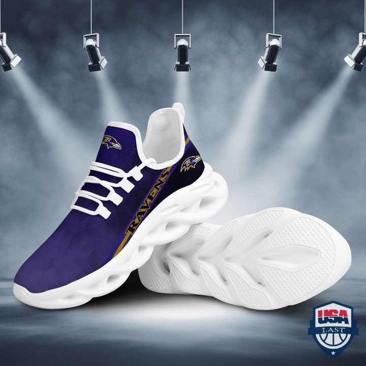 Baltimore Ravens Polygonal Max Soul Shoes 06