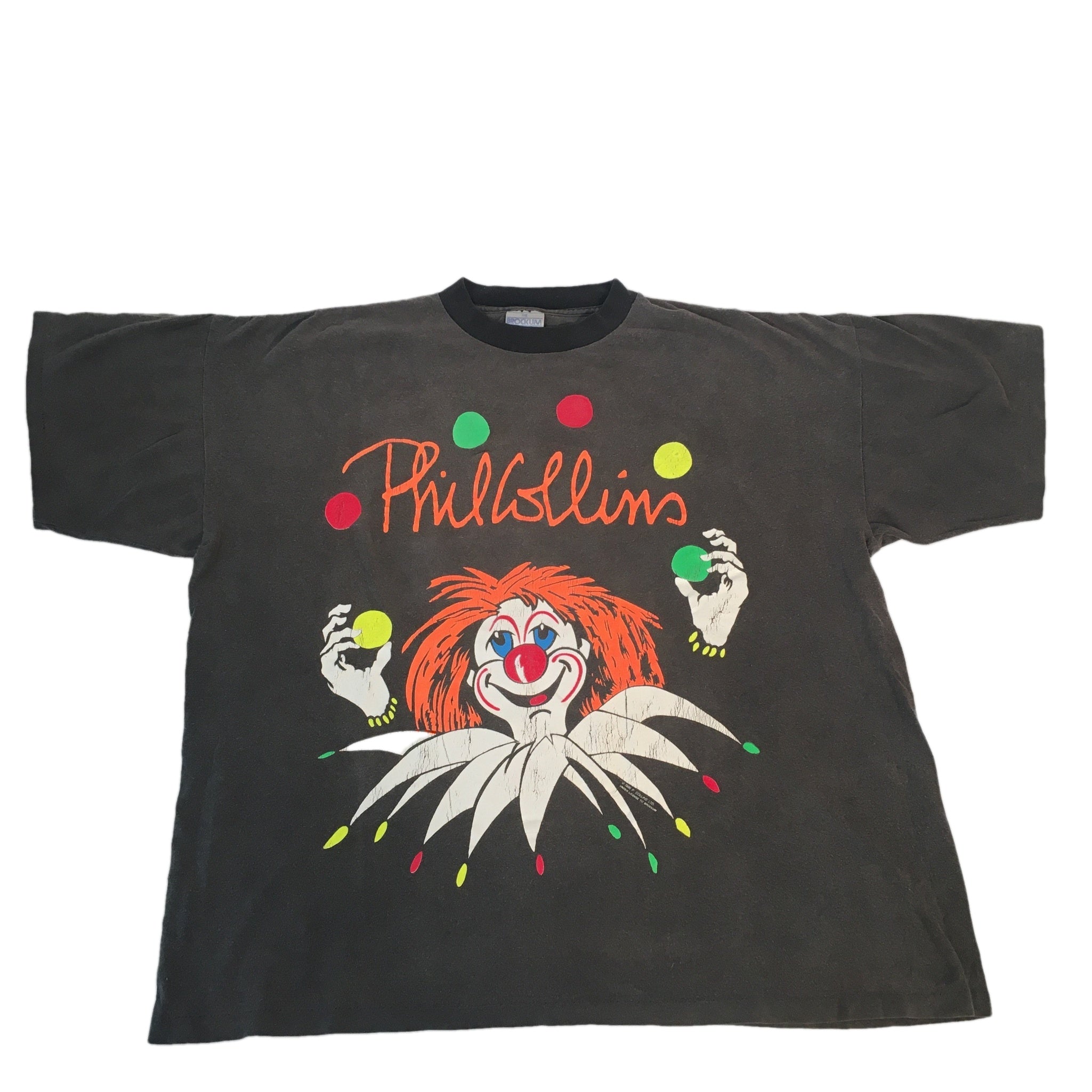 Vintage Phil Collins “…But Seriously” Clown Tour T-Shirt